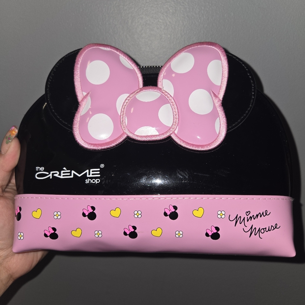 Minnie Mouse Accessory Bag - Black and Pink